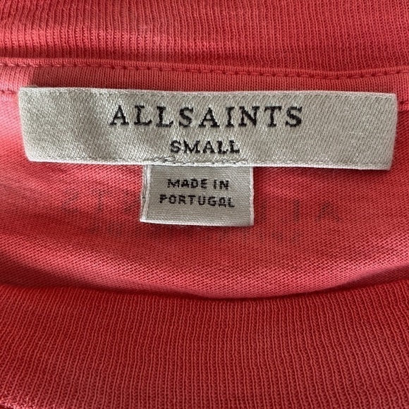 ALL SAINTS orange tie dye crop top with shoulder pads. Small
C - Picture 7 of 9